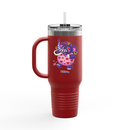 Piklez™ 40oz Insulated Travel Mug – "Full of Love!" Graphic | Smile Universe Collection
