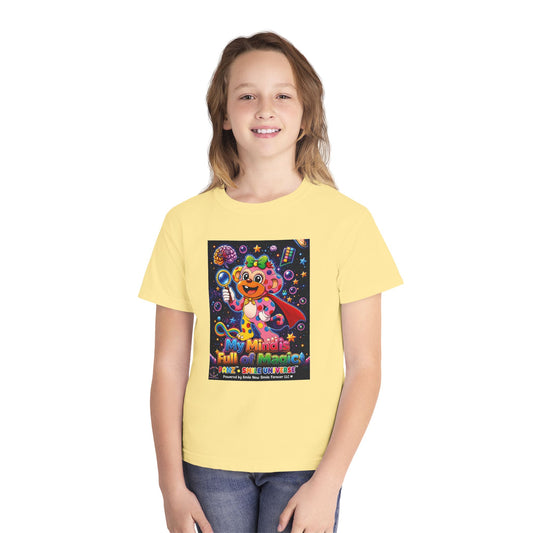 Panz™ Youth Midweight Tee – "My Mind is Full of Magic" Graphic | Smile Universe Collection