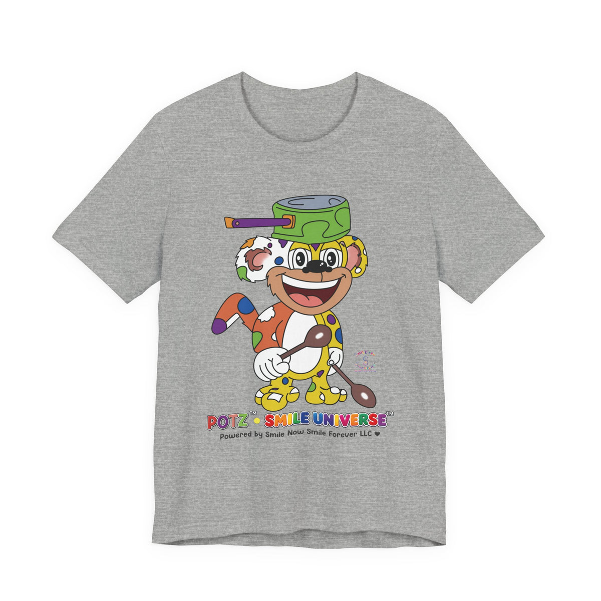 Potz™ Unisex Jersey Short Sleeve Tee – Playful Graphic Tee | Smile Universe Collection