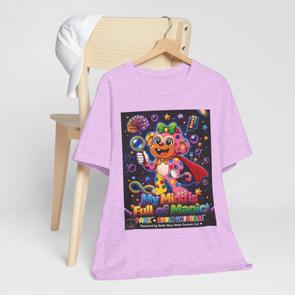 Panz™ Unisex Jersey Short Sleeve Tee – "My Mind is Full of Magic" Graphic | Smile Universe Collection