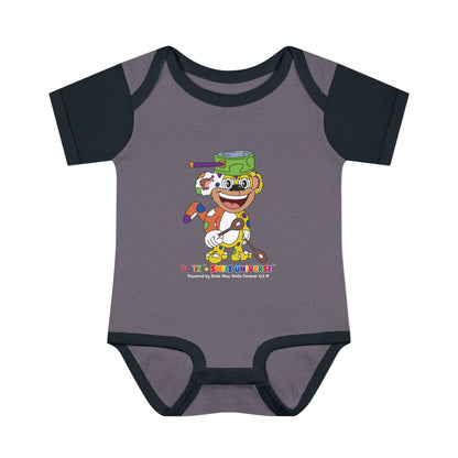 Potz™ Infant Baby Rib Bodysuit – Playful Chef Graphic Onesie | Smile Universe Collection