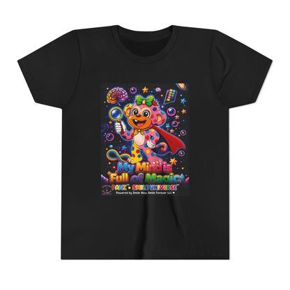 Panz™ Youth Short Sleeve Tee – "My Mind is Full of Magic" Graphic | Smile Universe Collection