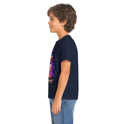 Panz™ Kids Softstyle Tee – "Differently Amazing & Loudly Autistic!" Graphic | Smile Universe Collection