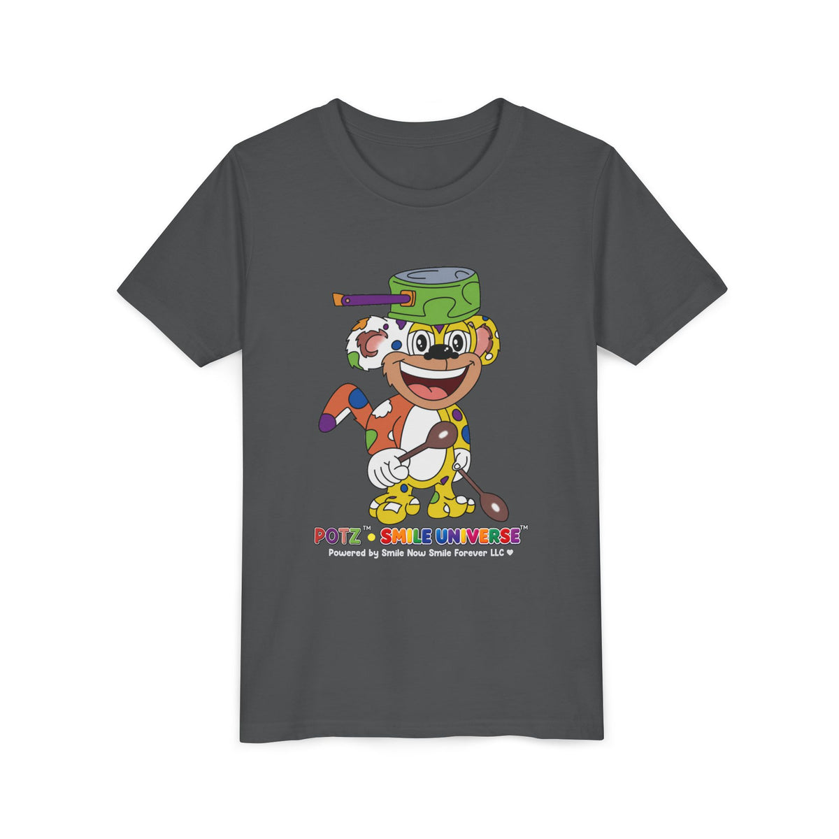 Potz™ Youth Short Sleeve Tee – Playful Graphic Tee | Smile Universe Collection
