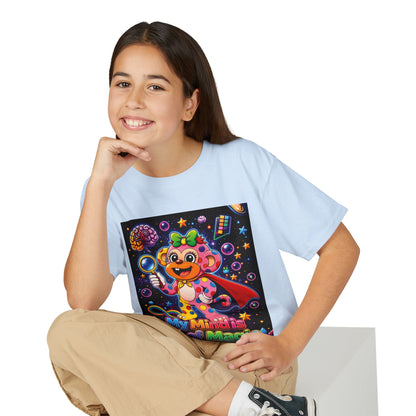 Panz™ Youth DryBlend® T-Shirt – "My Mind is Full of Magic" Graphic | Smile Universe Collection