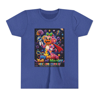 Panz™ Youth Short Sleeve Tee – "My Mind is Full of Magic" Graphic | Smile Universe Collection