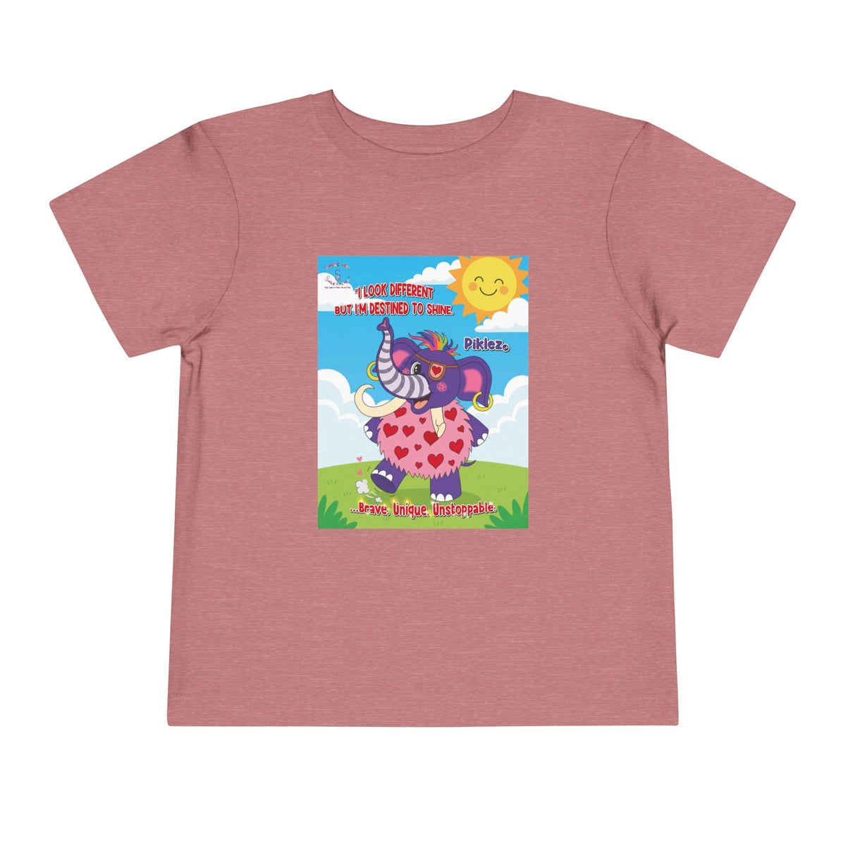 Piklez™ Toddler Tee – “Destined to Shine” Graphic Shirt | Smile Universe Collection
