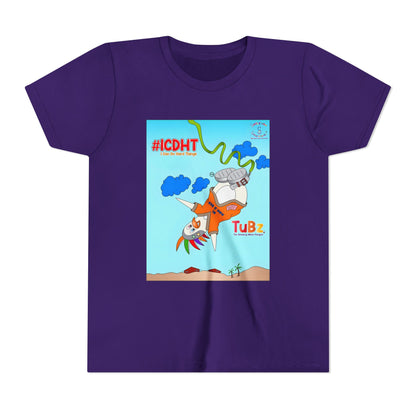 TuBz™ "I Can Do Hard Things" Youth T-Shirt | Youth Short Sleeve Tee - Motivational Kids Graphic Tee