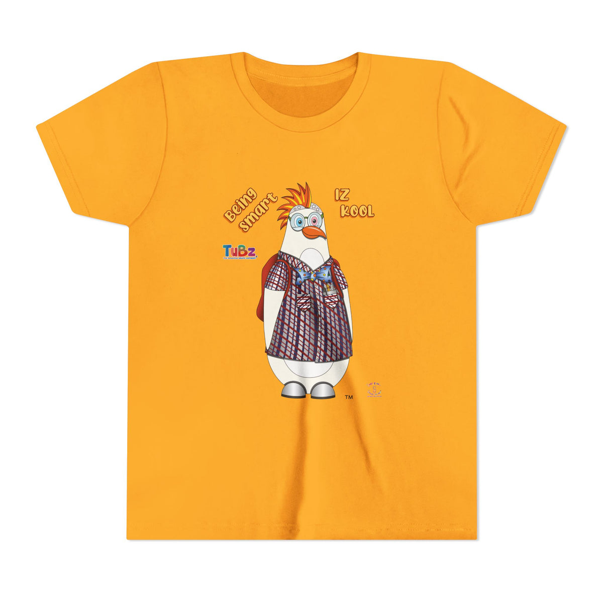 TuBz™ "Being Smart Iz Kool" Youth Graphic T-Shirt - Educational Kids Tee | TuBz4Kidz