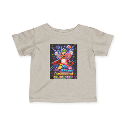 Panz™ Infant Fine Jersey Tee – "My Energy is Powerful" Graphic Tee | Smile Universe Collection