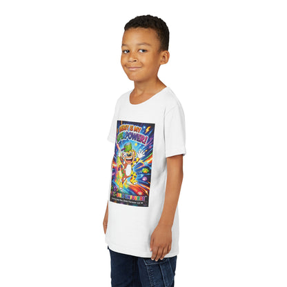 Potz™ Youth Short Sleeve Tee – "Energy is My Superpower!" Graphic Tee | Smile Universe Collection