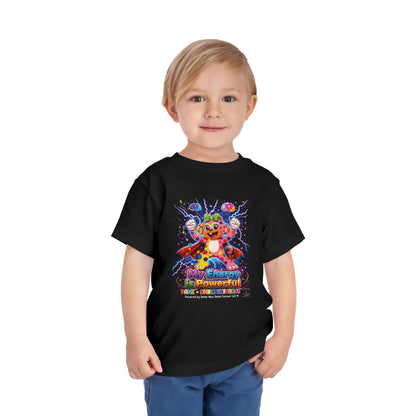 Panz™ Toddler Short Sleeve Tee – "My Energy is Powerful" Graphic Tee | Smile Universe Collection