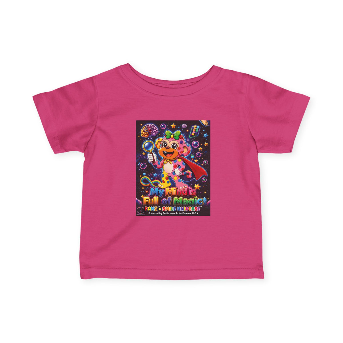 Panz™ Infant Fine Jersey Tee – "My Mind is Full of Magic" Graphic | Smile Universe Collection