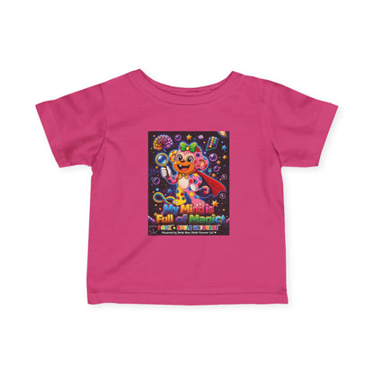 Panz™ Infant Fine Jersey Tee – "My Mind is Full of Magic" Graphic | Smile Universe Collection