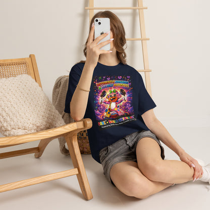 Panz™ Unisex Heavy Cotton™ Tee – "Differently Amazing & Loudly Autistic!" Graphic | Smile Universe Collection