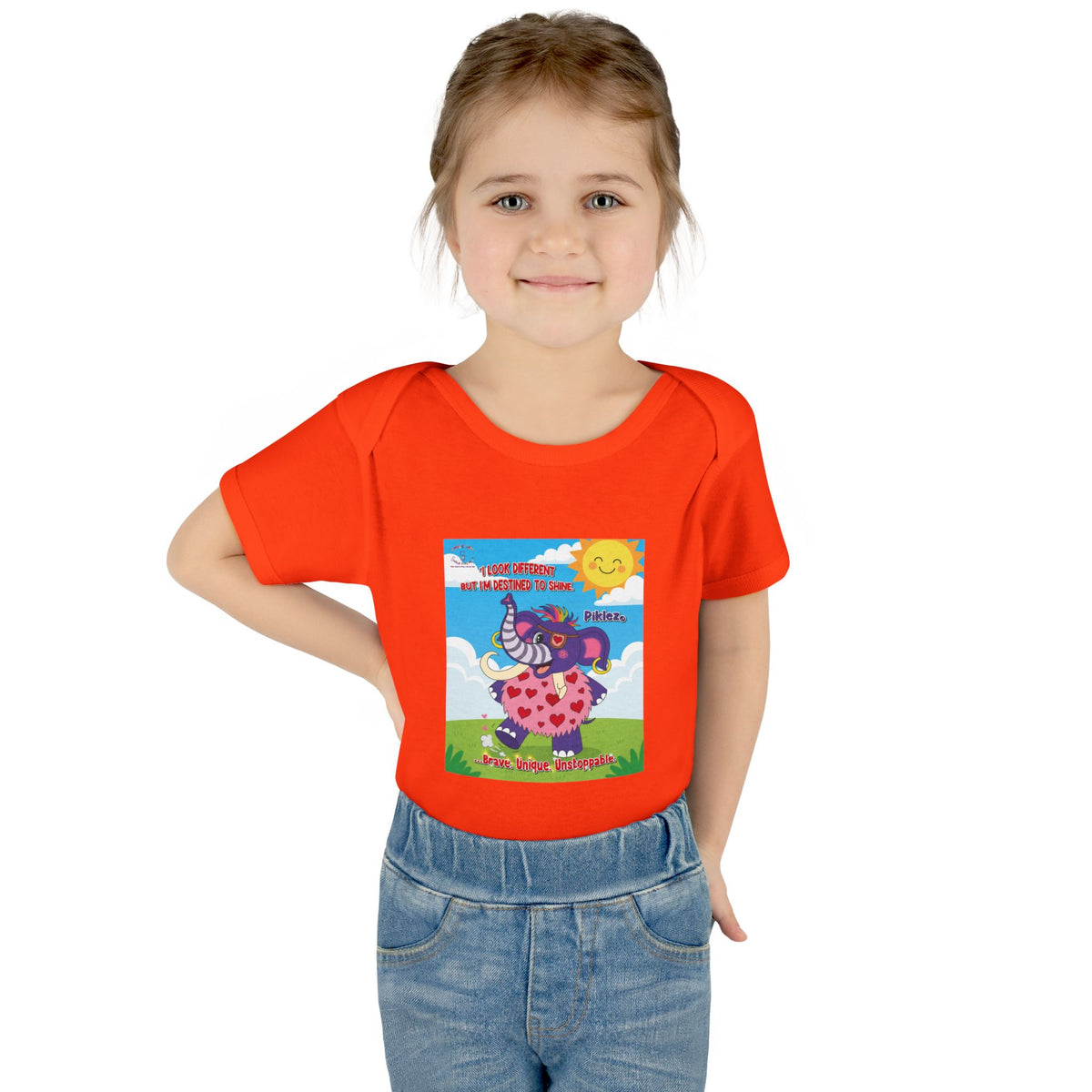 Piklez™ Infant Bodysuit – “Destined to Shine” Baby Outfit | Smile Universe Collection