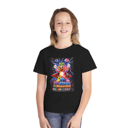 Panz™ Youth Midweight Tee – "My Energy is Powerful" Graphic Tee | Smile Universe Collection