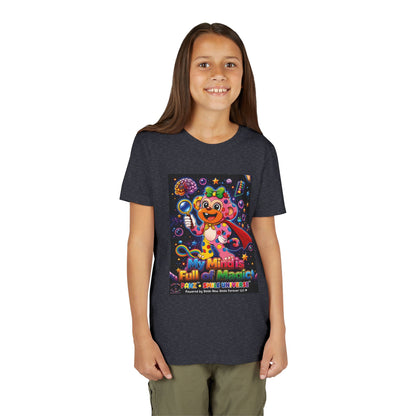 Panz™ Youth Short Sleeve Tee – "My Mind is Full of Magic" Graphic | Smile Universe Collection