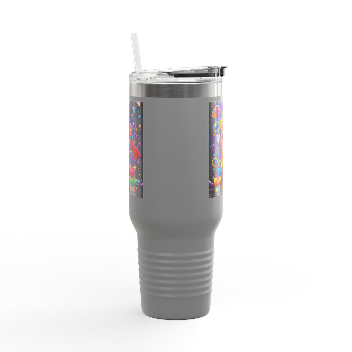 Panz™ 40oz Insulated Travel Mug – "My Mind is Full of Magic" Graphic | Smile Universe Collection