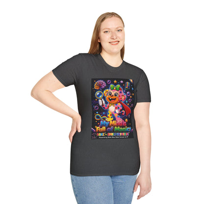 Panz™ Unisex Softstyle T-Shirt – "My Mind is Full of Magic" Graphic | Smile Universe Collection