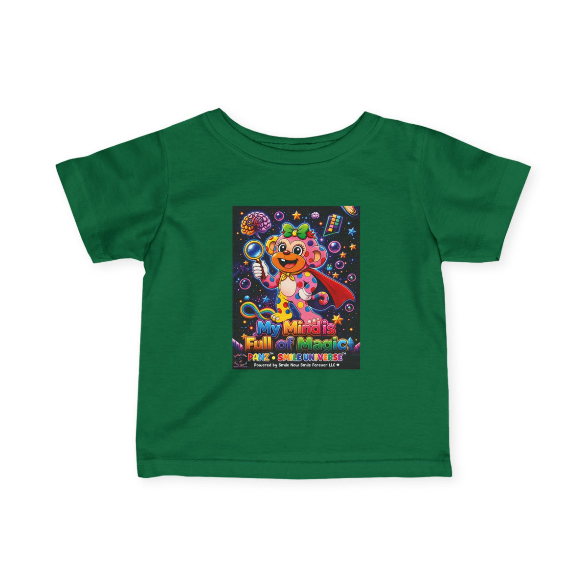 Panz™ Infant Fine Jersey Tee – "My Mind is Full of Magic" Graphic | Smile Universe Collection