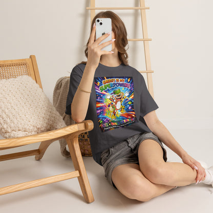 Potz™ Unisex Heavy Cotton™ Tee – "Energy is My Superpower!" Graphic Tee | Smile Universe Collection