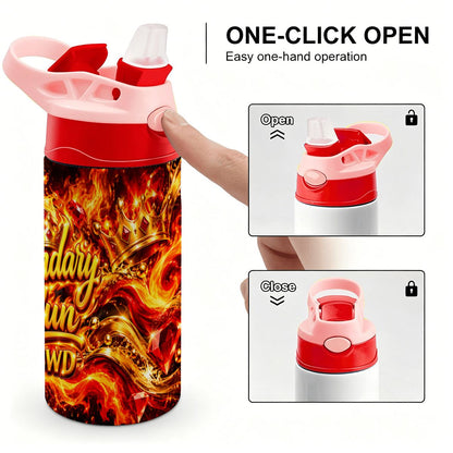 Legendary Run Water Bottle - Fire & Gold Edition