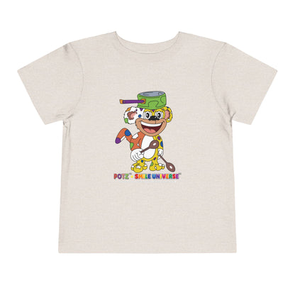 Potz™ Toddler Short Sleeve Tee – Playful Graphic Tee | Smile Universe Collection
