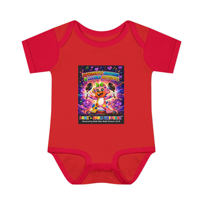 Panz™ Infant Baby Rib Bodysuit – "Differently Amazing & Loudly Autistic!" Graphic | Smile Universe Collection