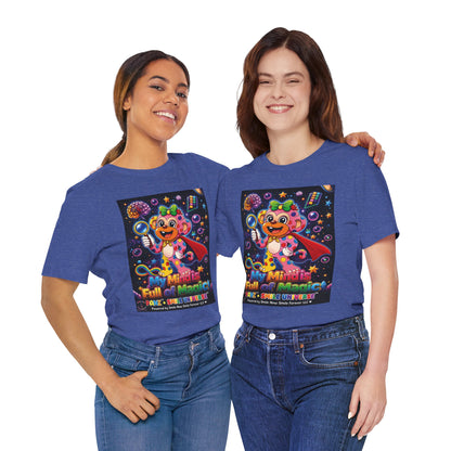 Panz™ Unisex Jersey Short Sleeve Tee – "My Mind is Full of Magic" Graphic | Smile Universe Collection