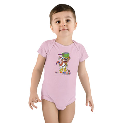 Potz™ Baby Short Sleeve Onesie® – Playful Graphic Bodysuit | Smile Universe Collection
