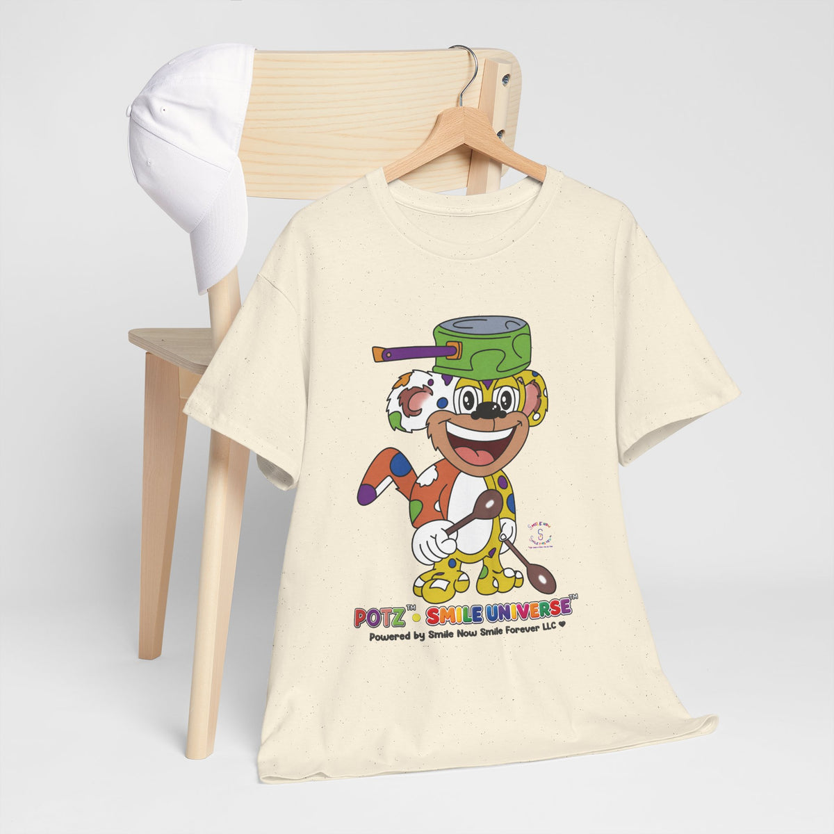 Potz™ Unisex Heavy Cotton™ Tee – Playful Graphic Tee | Smile Universe Collection