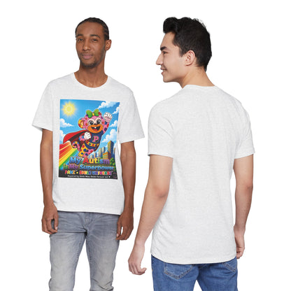 Panz™ Unisex Jersey Short Sleeve Tee – "My Autism is My Superpower" Graphic | Smile Universe Collection