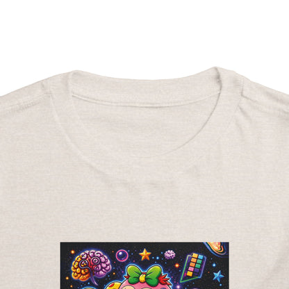 Panz™ Toddler Short Sleeve Tee – "My Mind is Full of Magic" Graphic | Smile Universe Collection