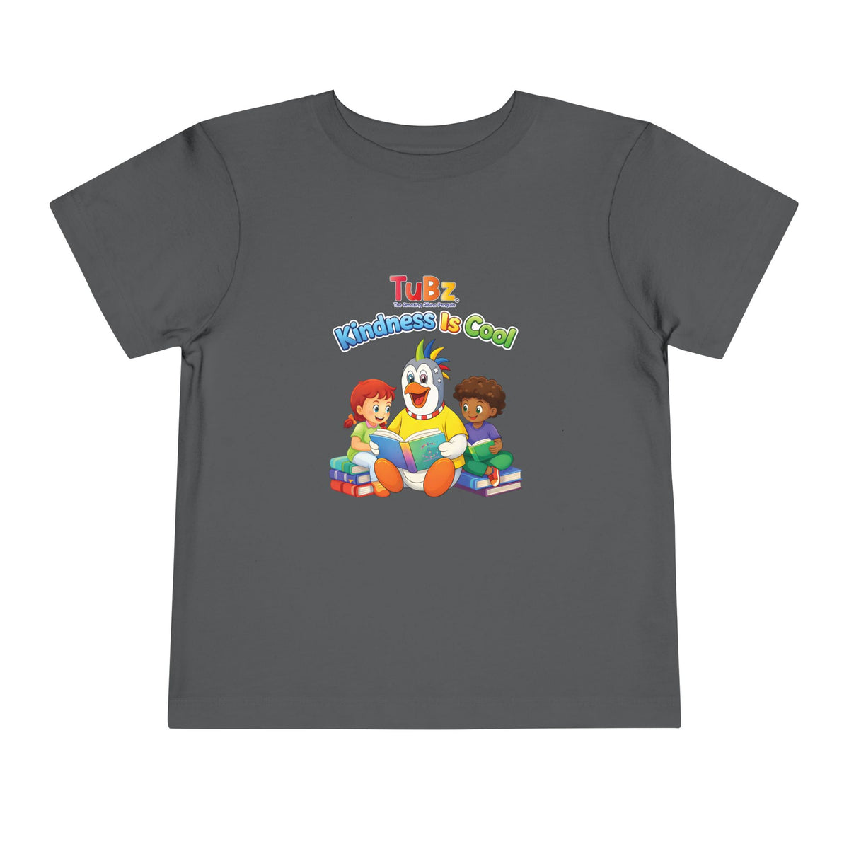 TuBz™ "Kindness Is Cool" Kids T-Shirt - Positive Message Graphic Tee | Smile Universe TuBz4Kidz