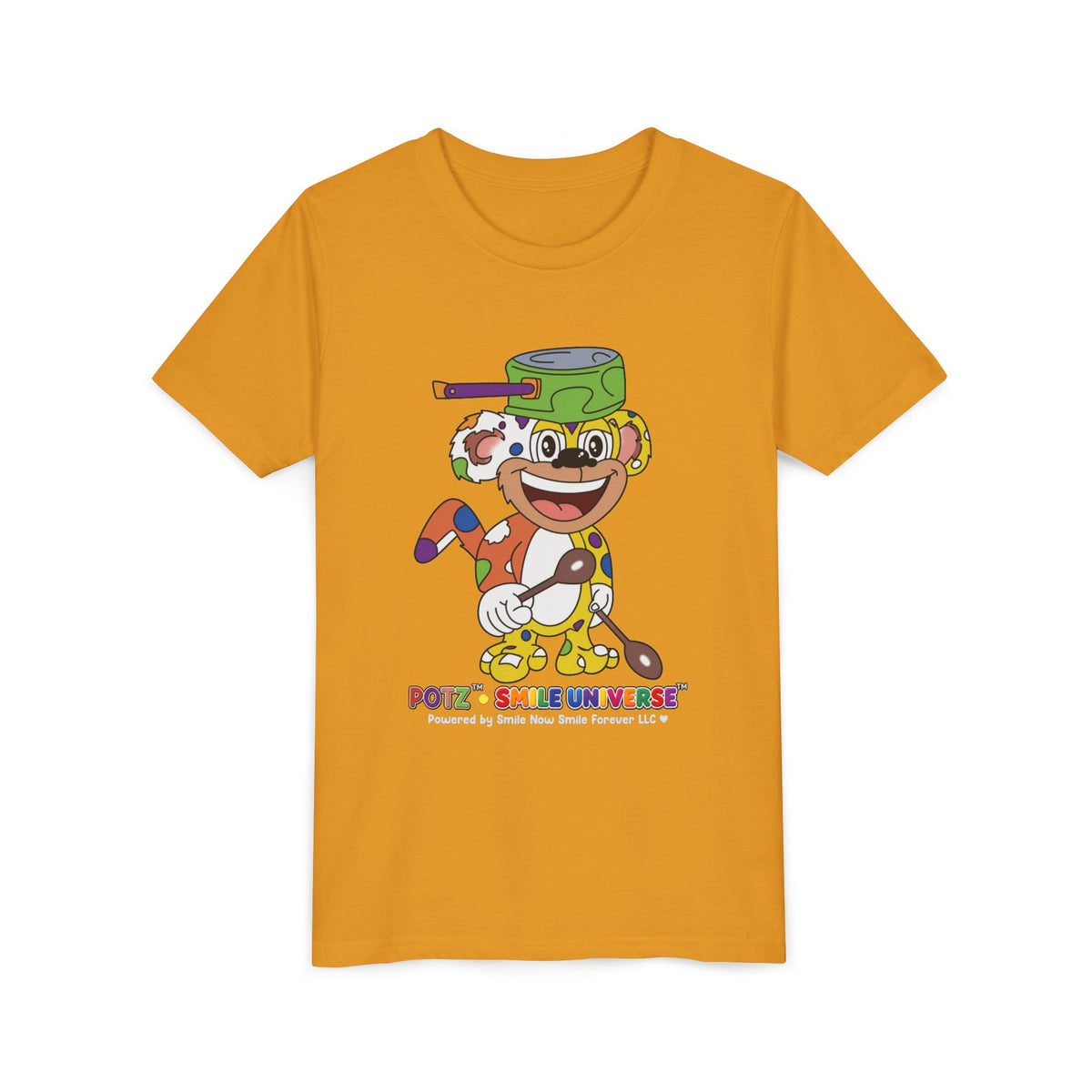 Potz™ Youth Short Sleeve Tee – Playful Graphic Tee | Smile Universe Collection