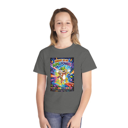 Potz™ Youth Midweight Tee – "Energy is My Superpower!" Graphic Tee | Smile Universe Collection
