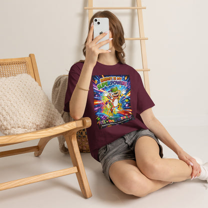Potz™ Unisex Heavy Cotton™ Tee – "Energy is My Superpower!" Graphic Tee | Smile Universe Collection