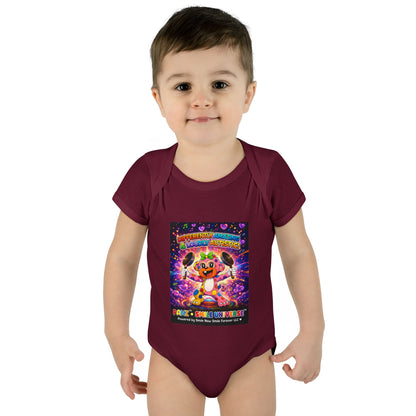 Panz™ Infant Baby Rib Bodysuit – "Differently Amazing & Loudly Autistic!" Graphic | Smile Universe Collection