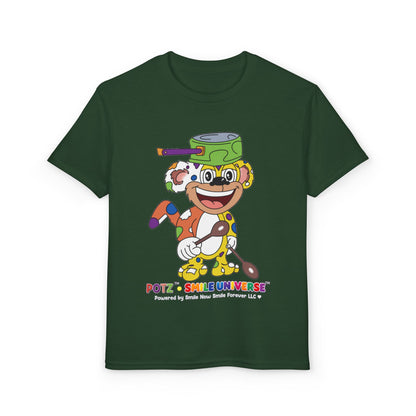 Potz™ Youth DryBlend® T-Shirt – Playful Graphic Tee | Smile Universe Collection