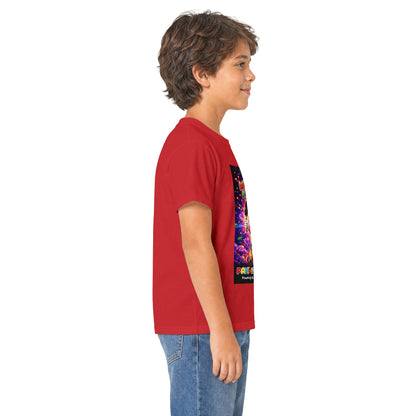 Panz™ Kids Softstyle Tee – "Differently Amazing & Loudly Autistic!" Graphic | Smile Universe Collection