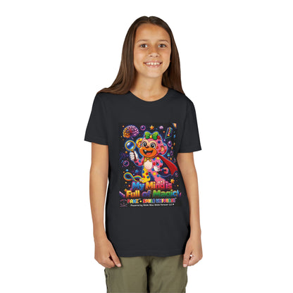 Panz™ Youth Short Sleeve Tee – "My Mind is Full of Magic" Graphic | Smile Universe Collection