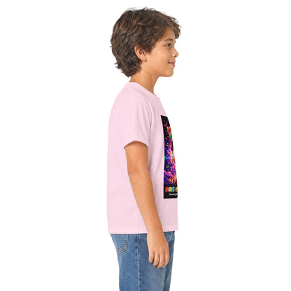 Panz™ Kids Softstyle Tee – "Differently Amazing & Loudly Autistic!" Graphic | Smile Universe Collection