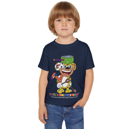 Potz™ Heavy Cotton™ Toddler T-Shirt – Playful Graphic Tee | Smile Universe Collection