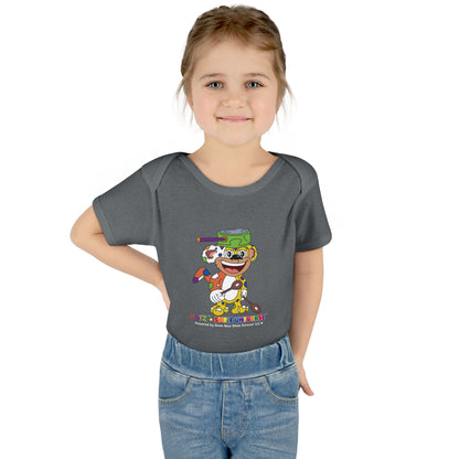 Potz™ Infant Baby Rib Bodysuit – Playful Chef Graphic Onesie | Smile Universe Collection