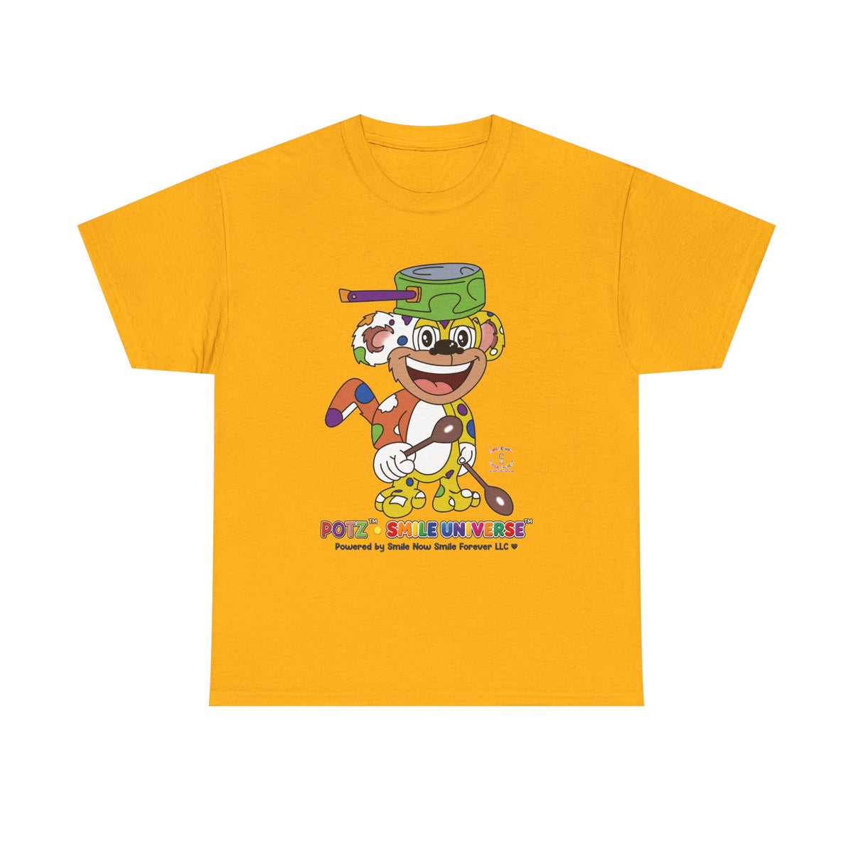 Potz™ Unisex Heavy Cotton™ Tee – Playful Graphic Tee | Smile Universe Collection