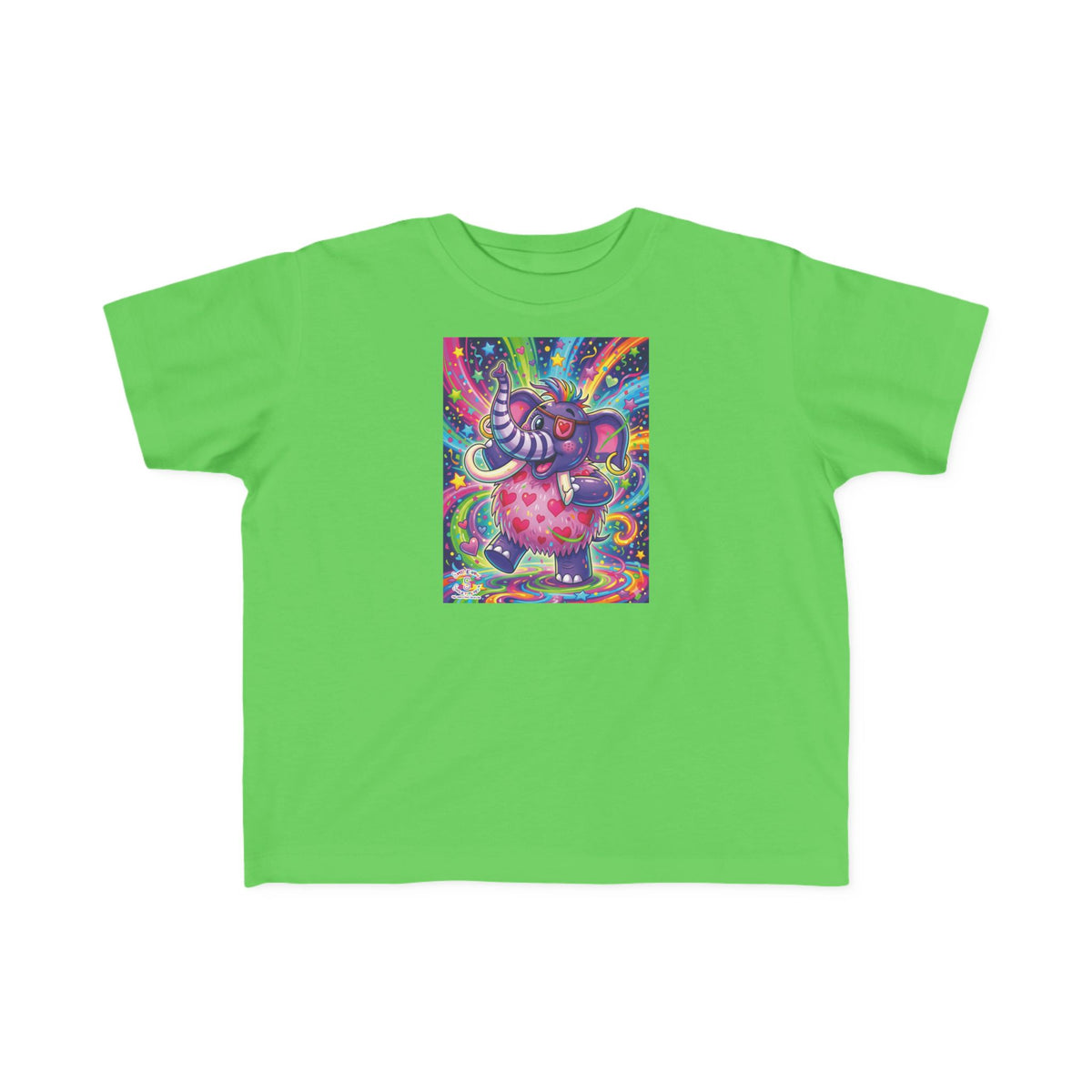 Piklez™ Toddler's Fine Jersey Tee – "Born to Celebrate!" Graphic Shirt | Smile Universe Collection