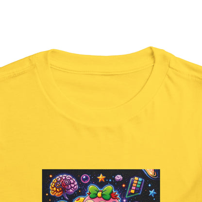 Panz™ Toddler Short Sleeve Tee – "My Mind is Full of Magic" Graphic | Smile Universe Collection