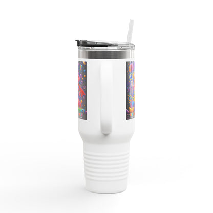 Panz™ 40oz Insulated Travel Mug – "My Mind is Full of Magic" Graphic | Smile Universe Collection
