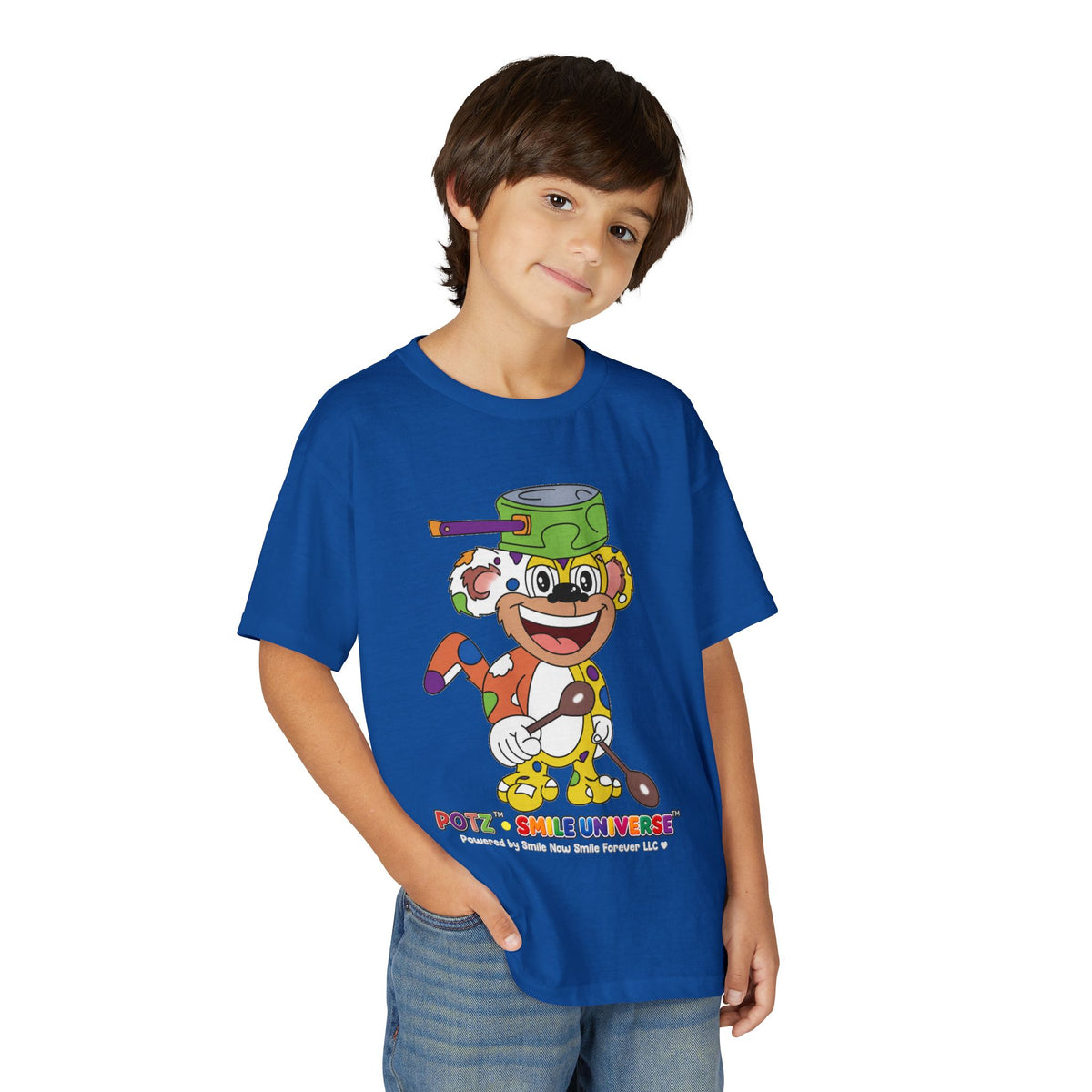 Potz™ Youth DryBlend® T-Shirt – Playful Graphic Tee | Smile Universe Collection